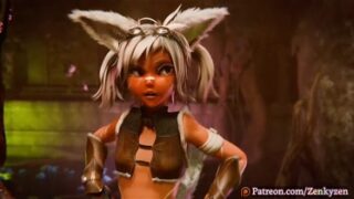 Una niña ha terminado con grandes carpas y da miedo