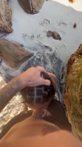 Empezando a jugar en la playa