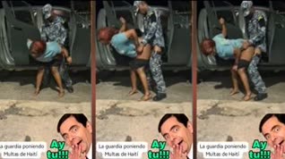 Haití que se mudó a Haití para el lanzamiento