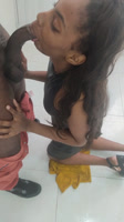 Trae la leche de esa gran polla en el baño