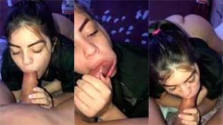 Una chica hermosa que se enamora de la polla