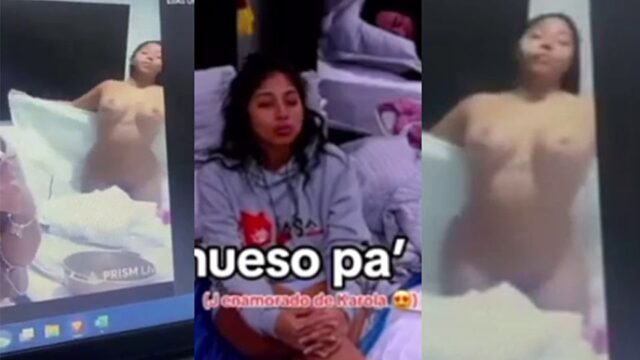 Descuido de Karola de La Casa de Alofoke