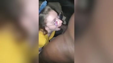 Nerd Girlfriend Sucking