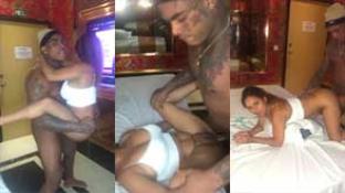 Singando en cabaña con gritona dominicana de coño grande