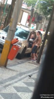 Tienen sexo en la calle estos tíos