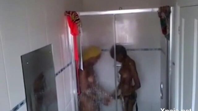 Two freaky lesbians and a strap on