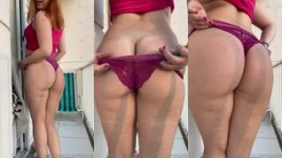 Chica mostrando su culo lindo en HD