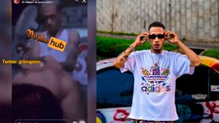 El Artista Angel Dior dando mañe