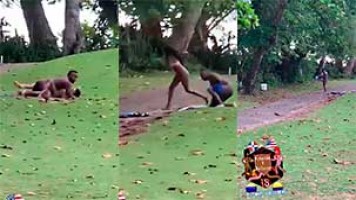 Encuentran pareja Dominicana singando en Campo de Golf