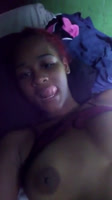 Joven Dominicana con tremendas tetas muy puta