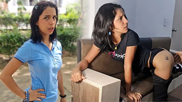 Juliana Palvin le promete lo que quiera a su amigo si la acompaña a la tienda