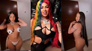 Las tetas y el culo grande de Yailin La Mas Viral