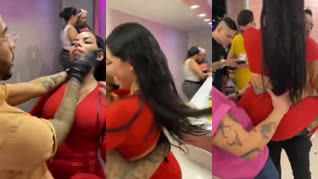 Le Gusta Ser Dominada por 2 tipos