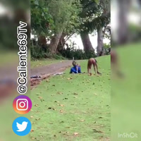 Mira cómo lo agarraron follando en el resort.