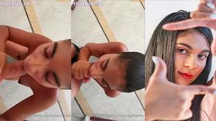 OMG La Youtuber Zara Revi video porno haciendo sexo oral