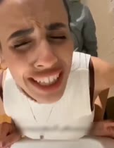 Sexy Secretary Hard Fucking in Office Toilet