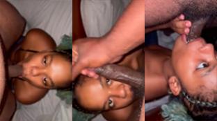 Traga su leche y la sensibilidad de su verga lo hace temblar