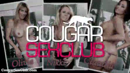 Tres mujeres maduras se coje a un joven de 20 años.