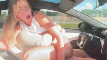 Big Ass Blonde Gets Fuck On The Way Home