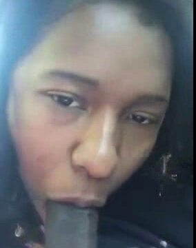 I was in the car suck my boyfriend